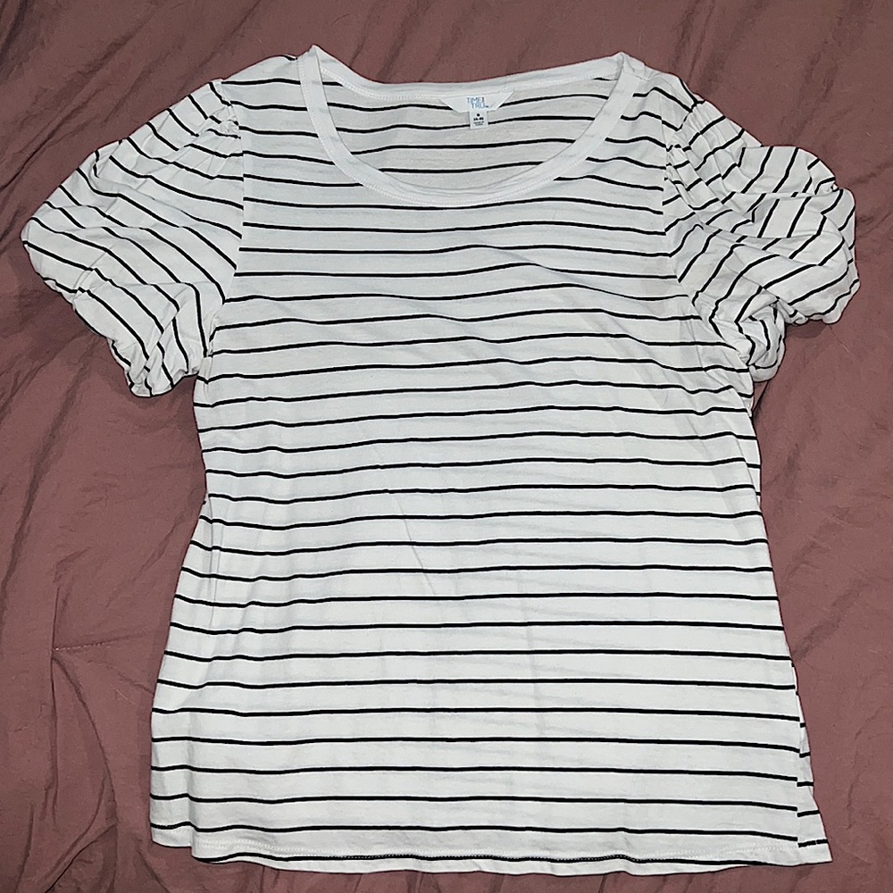 Black and white stripped shirt